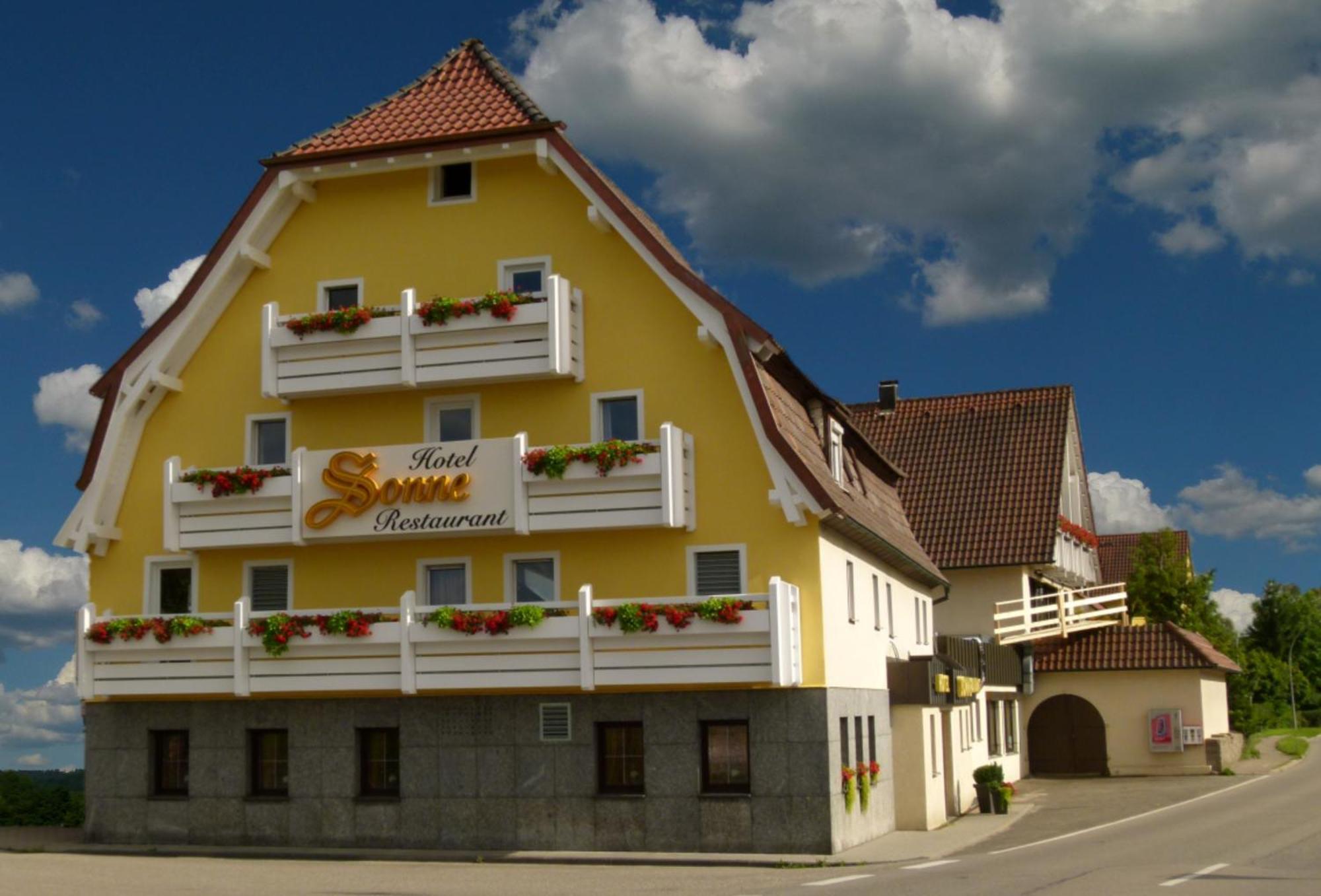 Hotel Sonne Garni Rudersberg Exterior foto